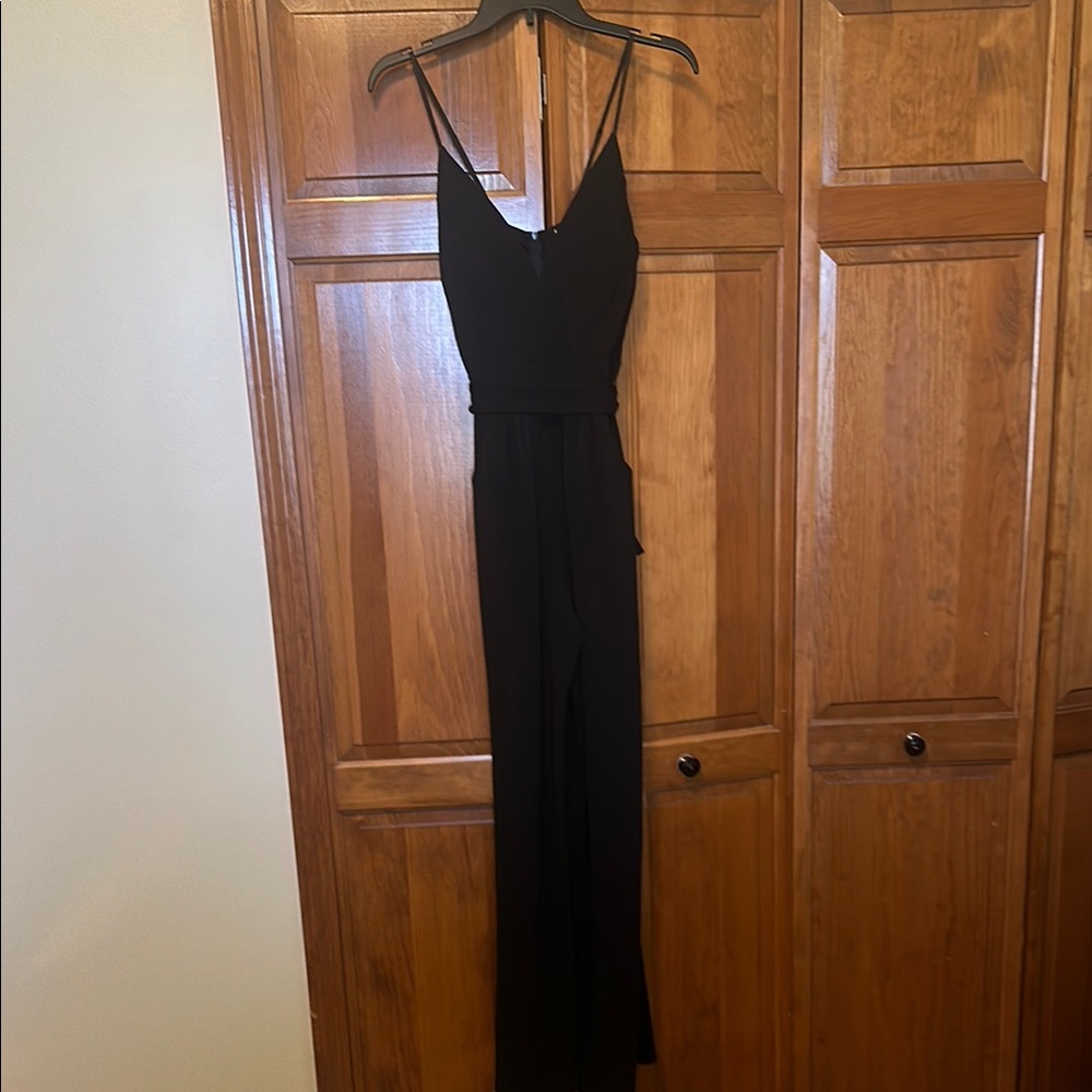Emerald Sundae Black Jumpsuit w/mesh back